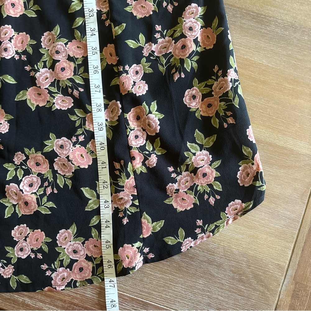 Amuse Society “Sweeter Than You” black floral midi dress, S - Picture 8 of 12